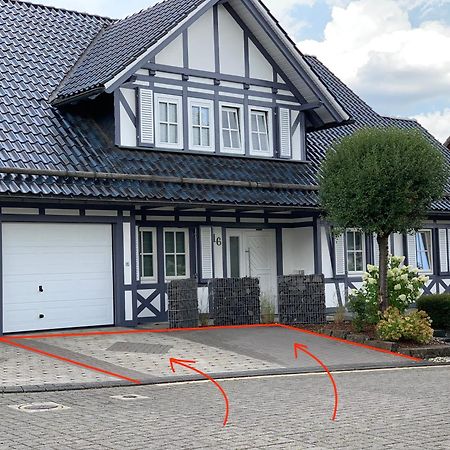 Apartment Davinci - Sauna, Kamin, Garten, E-Bikes Olpe bei Meschede エクステリア 写真